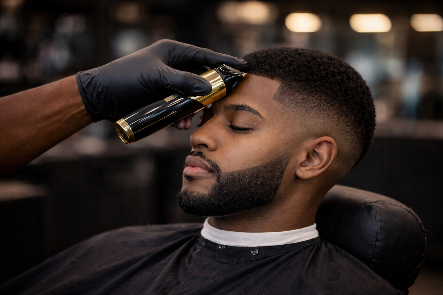 Tondeuse et contour barbe à Alfortville